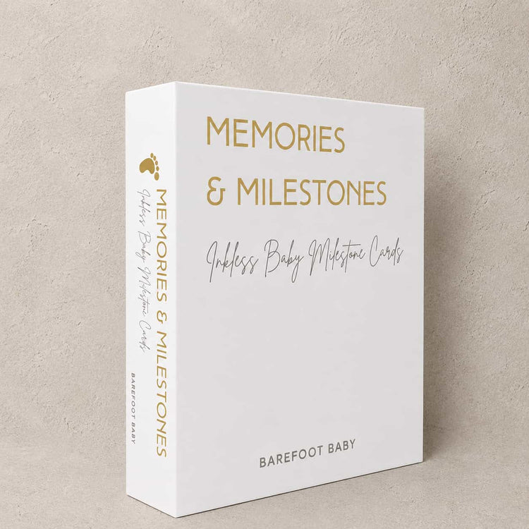 Beary Cute inkless milestone cards kit box