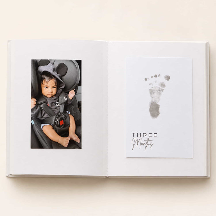 Beary Cute milestone album and cards kit detail shot