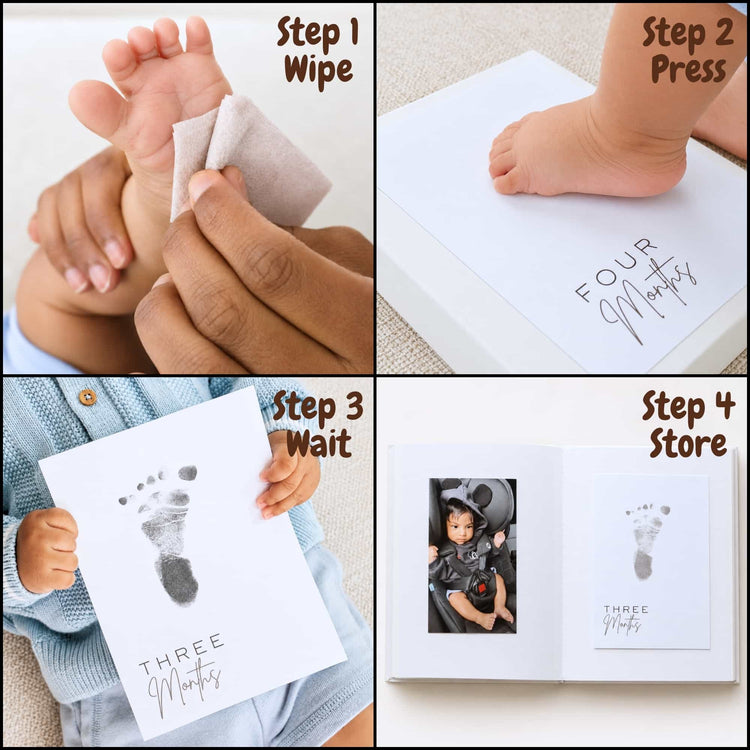 One Silly Goose newborn keepsake bundle styled in a nursery