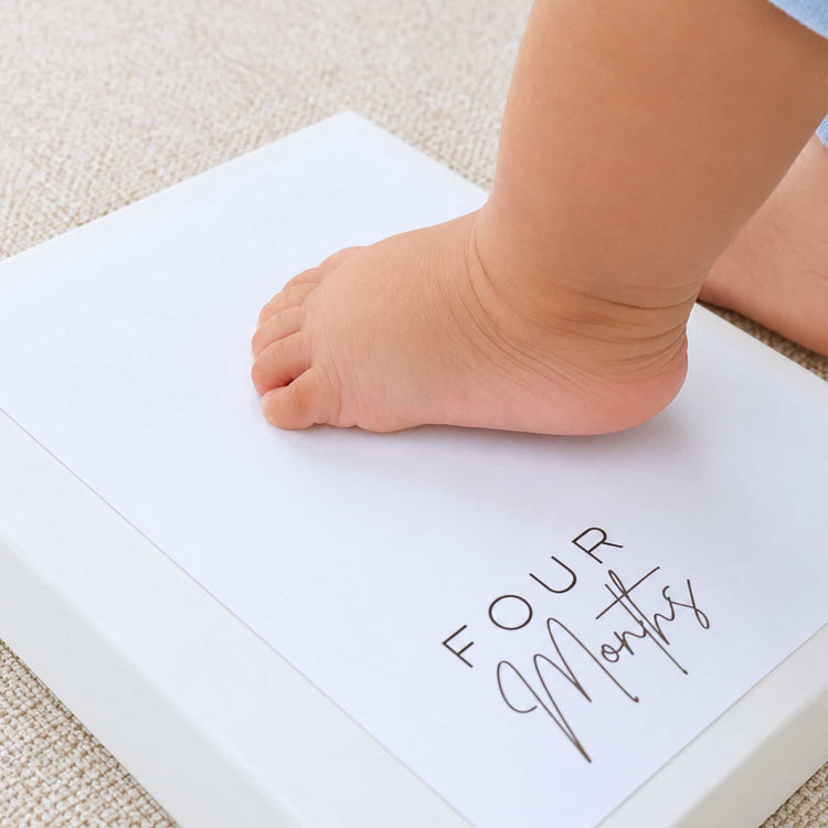 Beary Cute newborn keepsake bundle contents laid out